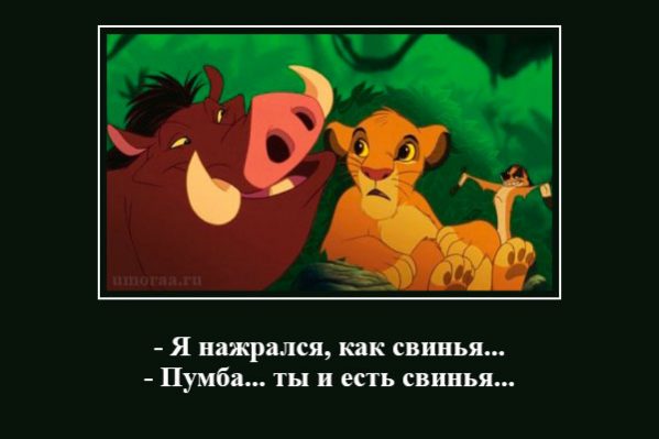 демотиватор король лев