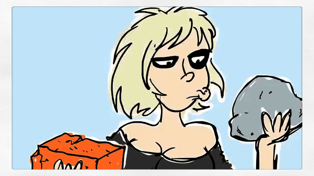 Из мульта про блондинку