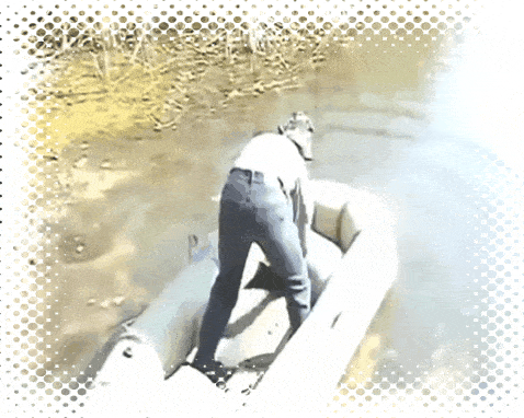 Кувырок на рыбалке