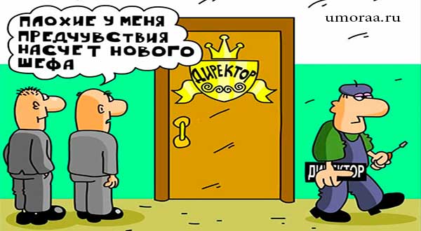 Свежие анекдоты про начальство
