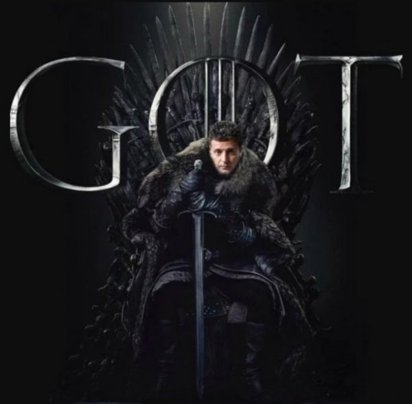 Зеленский на железном троне