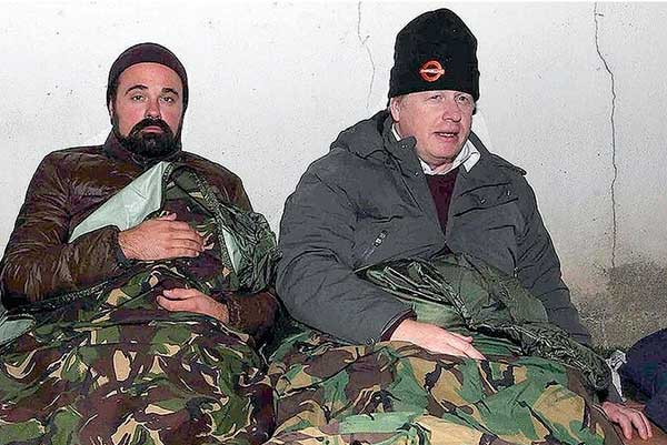 Борис Джонсон в полевых условиях