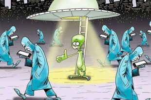 Анекдоты про инопланетян, НЛО